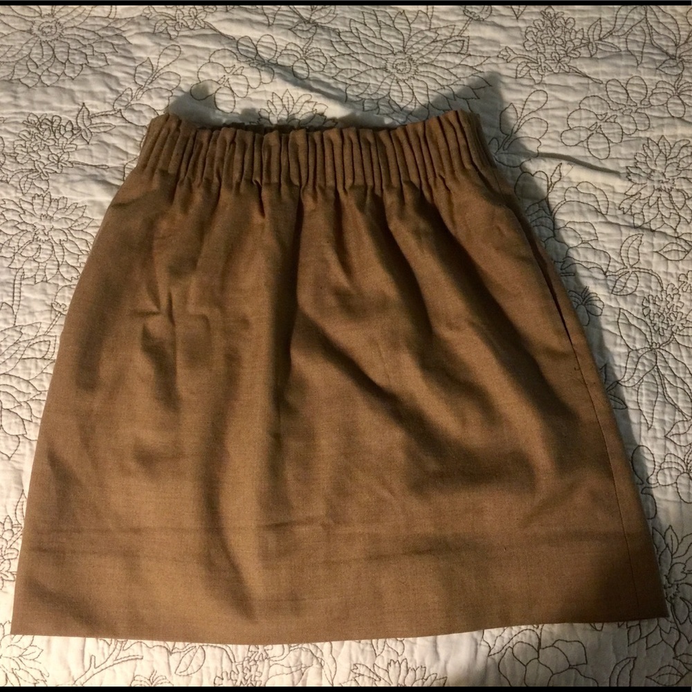 Jcrew Mini Wool Sidewalk Skirt